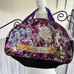 Ever After High Purple Character Travel Bag
